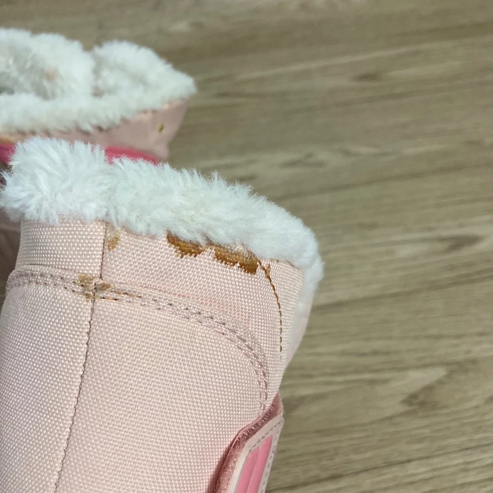 Target Rainbow Snow Boots Toddler Size‎ 12 Pink  Thermolite Stars